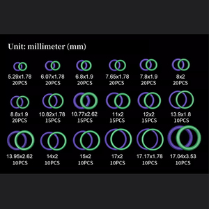 270 pièces vert 18 tailles joints toriques Kit de joint voiture climatiseur compresseur joint anneau boîte de réparation - Product Image 6