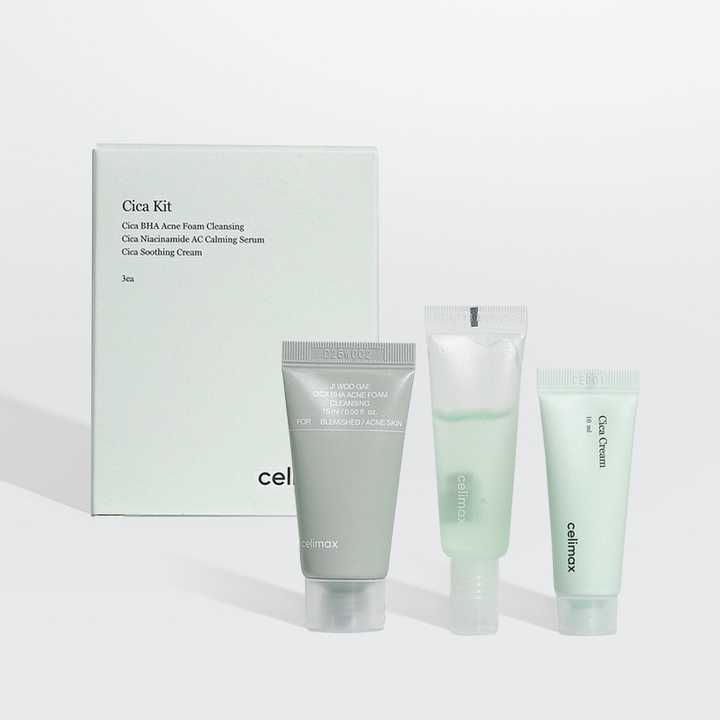 Cica Experience Kit 15852 Korean Cosmetics Kbeauty Beauty for Troubled Skin Pores Sebum Custom Logo Main Witch Hazel Centella