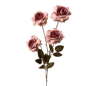 ดอกกุหลาบประดิษฐ์จาก Secret Garden ทำจากพลาสติกและผ้าไหม สำหรับตกแต่งงานแต่งงาน ของตกแต่งบ้าน และอุปกรณ์ประกอบฉาก - Product Image 5