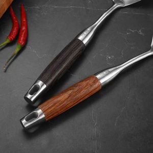 Cuillère écumoire ronde en acier inoxydable 304 pour nouilles, boulettes et friture - Product Image 5
