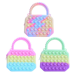 Vente chaude Grand Sac À Bandoulière En Silicone Mignon Rongeur <span class=keywords><strong>Exterminateur</strong></span> Conception pour Enfants Polyvalent Éducatif Stress Sac À Bandoulière - Product Image 3