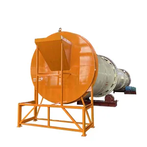 Secador de tambor de horno rotativo de arcilla al mejor precio, secador de industria orgánica o química para mineral, máquina de secado de estiércol de vaca