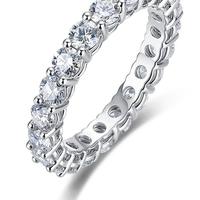 Bague d'éternité en diamant de laboratoire IGI S950, alliance de mariage, bijoux de promesse pour femme, bague de fiançailles, bijoux de mode en diamant