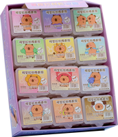 Lot de 12 gommes à effacer douces Zodiaque Kapibara, changeantes de couleur, magiques, à tirer, non toxiques, fournitures scolaires et artistiques, vente en gros
