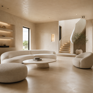 Revestimiento de Microcemento de <span class=keywords><strong>Color</strong></span> Personalizable, Microcemento Duradero sin Juntas para Decoración de Paredes y Pisos Interiores y Exteriores - Product Image 2