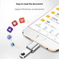 Adaptateur OTG Type-C USB 3.0 Lecteur de Cartes Prise en Charge de la Charge Rapide Protection OTP pour Téléphone Mobile Clé USB de Voiture Matériau ABS