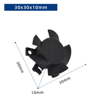 Ventilateur de refroidissement électrique sans cadre 12V DC, pales en plastique 30x30x10mm, étanche, avec roulement hydraulique, pour imprimante 3D