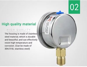 เครื่องวัดความดันอากาศขนาด50มม. เครื่องวัดความดันเติมของเหลวขนาดเล็ก - Product Image 4