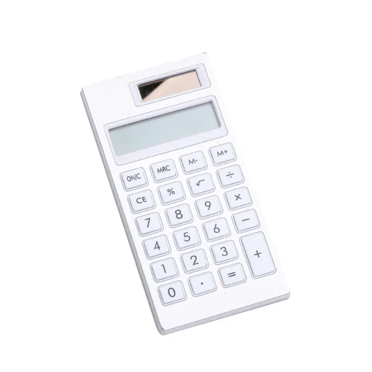 Mini Handheld Calculator Zonne-Energie Slim Pocket Draagbare Elektronische Wetenschappelijke Rekenmachine