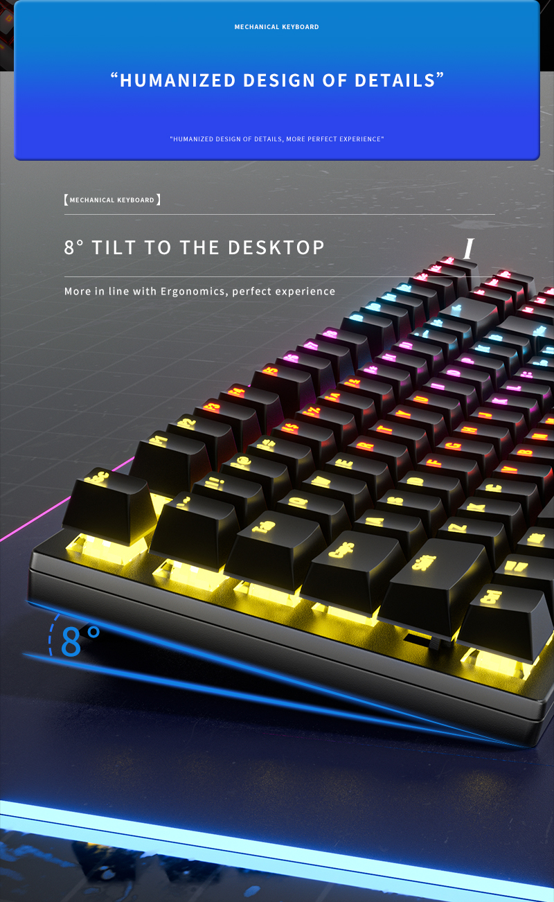 KA6401 Factory direct 60% mini 64 keys wireless keyboard