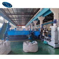 Ligne de granulation de recyclage de plastique lavé Machine de granulation de sacs en film plastique Machine de fabrication de granulés plastiques