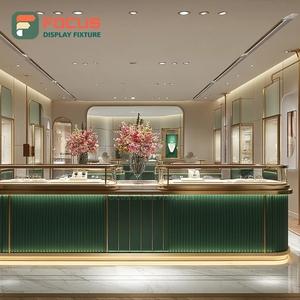 Mostrador de Exhibición de Joyería Personalizado de Alta Visibilidad, Fabricante de Mostradores con Panel de Vidrio Templado para Centros Comerciales - Product Image 5