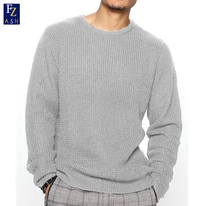 Wholesale In Stock 2023 New Men's Long-sleeved Round Neck Casual Men's Sweater Loose Men Coats Sweaters