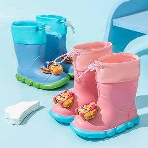 DERAN OEM chine nouvelle qualité bottes <span class=keywords><strong>de</strong></span> pluie enfants anti-dérapant chaussures d'eau douce <span class=keywords><strong>pêche</strong></span> bottes <span class=keywords><strong>de</strong></span> pluie femmes bottes <span class=keywords><strong>de</strong></span> pluie pour enfants - Product Image 2