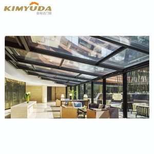 Modern Design Four-Season Solarium Prefab Sunroom Dust-Proof Window and <strong>Door</strong> Flat <strong>Roof</strong> for Villa Patio Application - Product Image 1