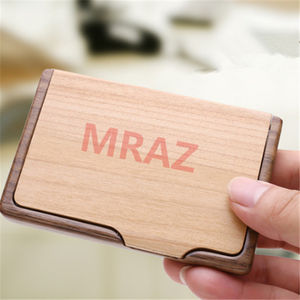 Tempat Kartu Nama Bisnis Kayu, Hadiah Promosi Baru 2025 - Product Image 4