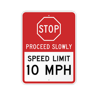 Señales de velocidad reflectantes de diseño personalizado, para el tráfico en carretera - Product Image 3