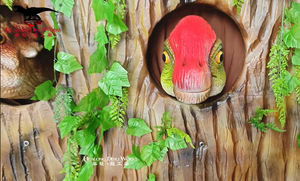 Phổ Biến Cuộc Sống Kích Thước Hoạt Hình Khủng Long Mô Hình Điện Feeded Tương Tác Khủng Long Cho Trẻ Em/Người Lớn Vui Chơi Giải Trí Công Viên Thiết Bị Trò Chơi - Product Image 6