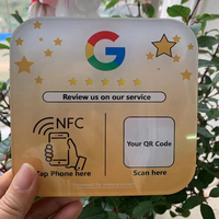 Google personnalisé NFC tableau Menu QR Code Google examen plaque affichage Google examen autocollants pour restaurant boutique