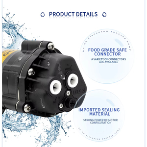 LEFOO 24V Voedselveilige Commerciële Huishoudelijke 100GPD Waterdrukverhogende Pomp Kleine Omgekeerde Osmose Diafragmapomp voor Waterzuiveraar - Product Image 4