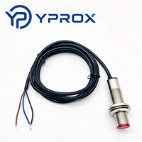 Sensor Proximitas Induktif 3-Kawat YPROX LJ18A Seri M18 Kecerahan Tinggi Jarak Penginderaan 5-8mm IP67 10-30V DC Berlapis Nikel