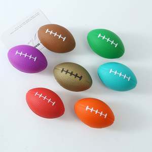 Custom Logo Printed Pu <b>Foam</b> <b>Rugby</b> <b>Ball</b> Anti Stress American Football Promotional Gifts for Kids - Product Image 1