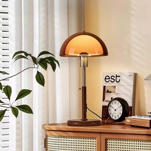 Lámpara de Noche para Dormitorio, Estilo Americano Vintage, Lámpara de Escritorio para Estudio, Ajustable, Regulable, con Enchufe de Corriente - Product Image 2