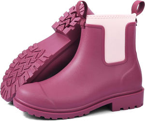 Botas de Cubierta Impermeables Antideslizantes <span class=keywords><strong>para</strong></span> Mujer con Suela de Goma, Zapatos <span class=keywords><strong>para</strong></span> Trabajo al Aire Libre y Pesca, Calzado <span class=keywords><strong>para</strong></span> Navegación y Granja <span class=keywords><strong>para</strong></span> Todas las Estaciones - Product Image 4