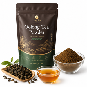 LongBio Poudre de thé <span class=keywords><strong>Oolong</strong></span> instantané en vrac, extrait lyophilisé soluble dans l'eau pour le thé au lait, les boissons, la pâtisserie, les confiseries et la formulation alimentaire - Product Image 1