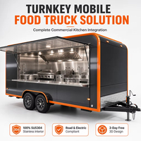 Camion de restauration rapide Mobile restaurant remorque conteneur restaurant équipement de cuisine commerciale