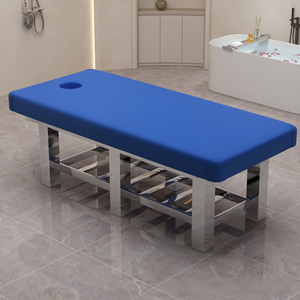 Table de massage robuste en acier inoxydable avec trou pour le visage - Lit de physiothérapie et de Tuina professionnel pour clinique, hôpital et spa - Product Image 5