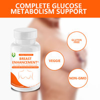 Cápsulas de aumento de senos de etiqueta privada Suplementos dietéticos de hinojo de vitamina C sin gluten Cápsulas reafirmantes de senos