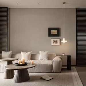 Diseño de interiores de Sanhai, apartamento de estilo conciso contemporáneo, plano de piso para toda la casa, representación 3D, Plan Maestro, dibujo de construcción - Product Image 1