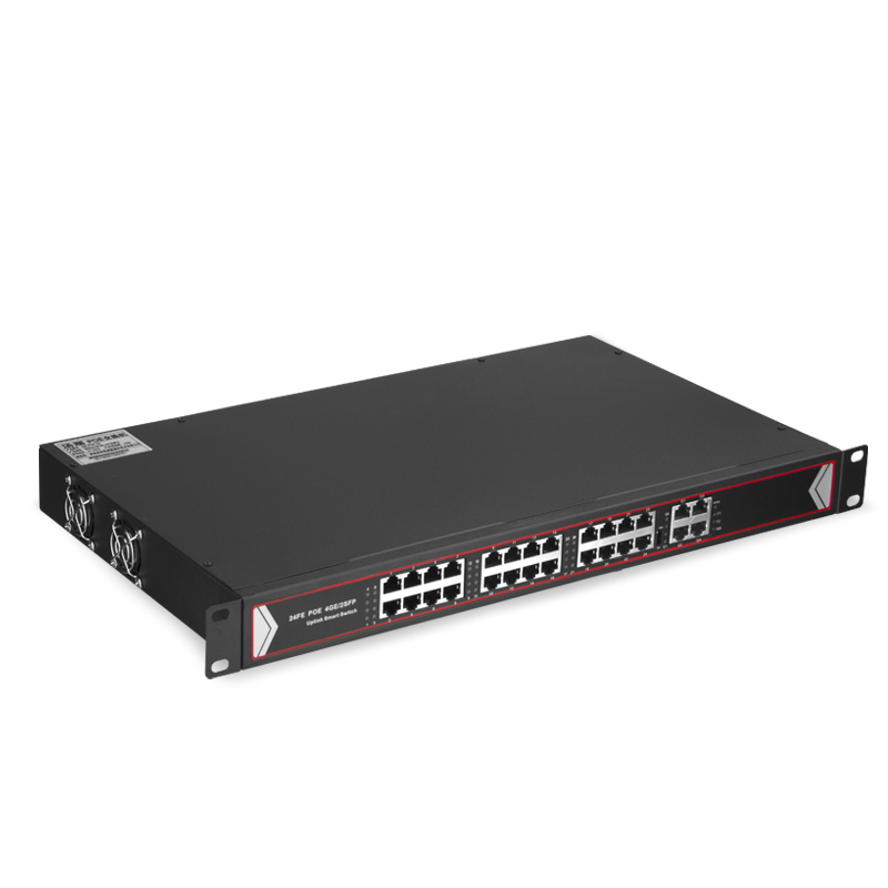 Производитель OEM 24 порт 10/100 M POE с 4 Gigabit Ethernet сетевой коммутатор