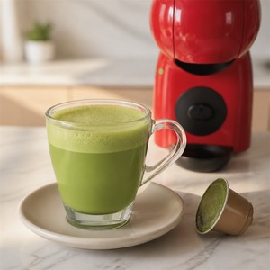 Cápsulas de Té Verde Matcha, Té Instantáneo Saludable Sin Azúcar, Empaque a Granel, Compatible con Máquinas <span class=keywords><strong>Dolce</strong></span> <span class=keywords><strong>Gusto</strong></span> - Product Image 5