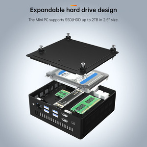 11th Gen generación Mini pc i7 1165G7 i5 i3 computadora de escritorio <span class=keywords><strong>8GB</strong></span> 16GB 32GB de <span class=keywords><strong>RAM</strong></span> SSD Intel Core OEM ODM Mini pc - Product Image 3