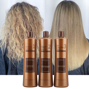 Set de Cuidado Capilar con Champú Sin Formaldehído, Alisado con Queratina <span class=keywords><strong>para</strong></span> Reparación de <span class=keywords><strong>Cabello</strong></span> Dañado en Salón - Product Image 4