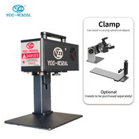 Grabador Láser de Fibra CNC Yeelaser F10 de 10W, Alta Precisión, Wi-Fi/USB, Programable con AI/DXF/PLT, Nuevo, para Metal, Piedra, Plástico y Cuero