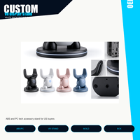 Service de développement de moules personnalisés pour présentoir de casque VR robot en ABS+PC, idéal pour les cadeaux de gamer et les décorations de bureau