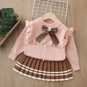 Set di <span class=keywords><strong>abbigliamento</strong></span> per ragazze all'ingrosso 2025 set di <span class=keywords><strong>abbigliamento</strong></span> per ragazze autunno caldo set di <span class=keywords><strong>abbigliamento</strong></span> per ragazze carine e di alta qualità - Product Image 4