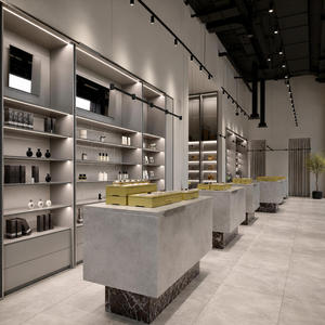 Aménagement intérieur de magasin de beauté de luxe, présentoirs pour parfumerie, mobilier sur mesure pour magasin de cosmétiques, solution clé en main - Product Image 1