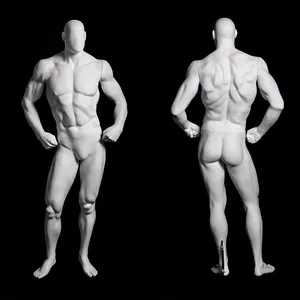 Big muscle uomo mannequin bodybuilding maschile mannequin super forte MAS-1W