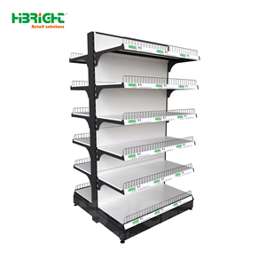 Authorized Customized Industrial Look Store <b>Racks</b> Certified Worry-Free <b>Wire</b> Mesh Supermarket <b>Shelves</b> - Product Image 6