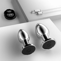 Beliebter Kabelloser Ferngesteuerter Metall-Analplug Anal- und Vaginalstimulator Sexspielzeug für Frauen Männer Schwule Erotikspiele Produkte