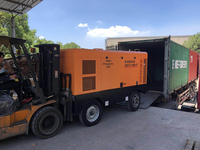 Compresseur d'air mobile à vis diesel KAISHAN série KSCY 9 bar 75kw 500 Cfm