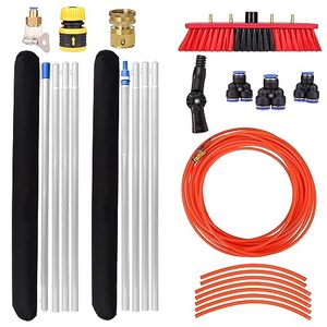 Wholesale 26 Ft Adjustable Solar Panel Cleaning Brush Water Fed Pole Cleaning Kit Outdoor <b>Window</b> Washing Equipment System - Product Image 6