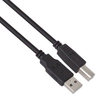 Cable USB 2.0 A-B para Impresora Todo en Uno SYONG, Cable USB A-M/B-M, Cable USB A a USB B, Cable para Impresora de Cobre Negro de 1.5M