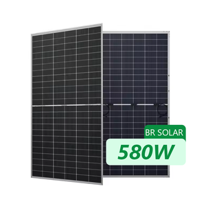 แผงโซลาร์เซลล์ BR-SOLAR สำหรับใช้ในบ้าน 550 วัตต์ PERC แบบฮาล์ฟเซลล์ กระจกสองชั้น ประสิทธิภาพ 21.3% สำหรับระบบโซลาร์ - Product Image 1