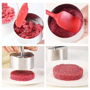 Burger Maker <span class=keywords><strong>Hamburger</strong></span> torty Maker in acciaio inox <span class=keywords><strong>Hamburger</strong></span> <span class=keywords><strong>pressa</strong></span> Smash Burger Burger - Product Image 6