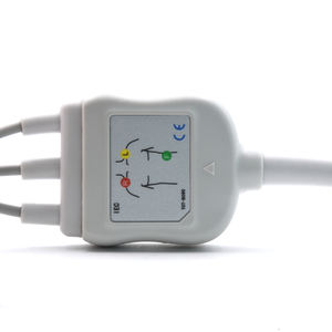 Ge Levendige Eendelige 3-Lead Ecg Kabel Met Snap Iec Ce Gecertificeerde Kabel Ecg - Product Image 5